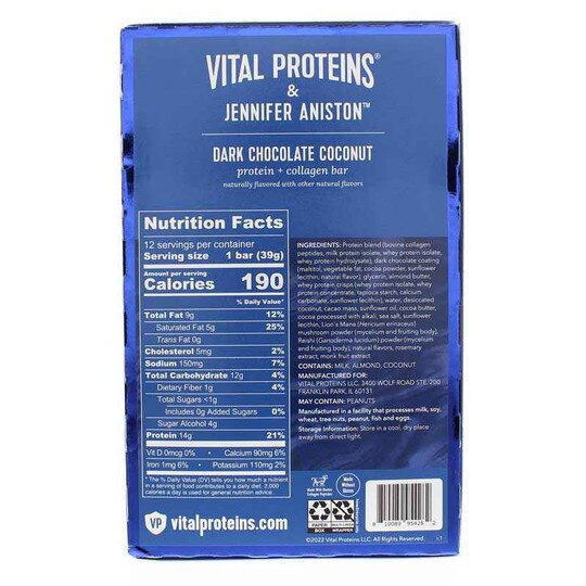 Jennifer Aniston Protein + Collagen Bar, VPS